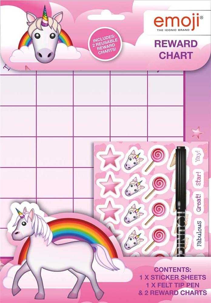 Download Disney - Emoji Unicorn Reward Charts - Bookstation