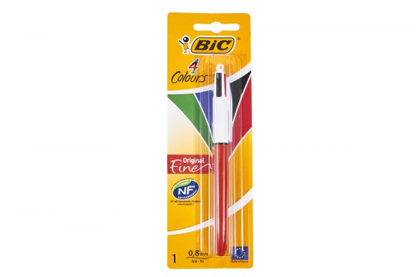 Bic 4 Colour Ballpoint Pen Fine Tip