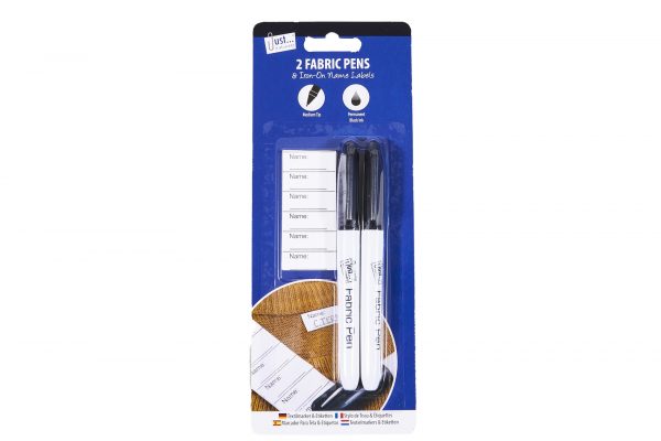 Just Stationery Fabric Pens And Name Labels