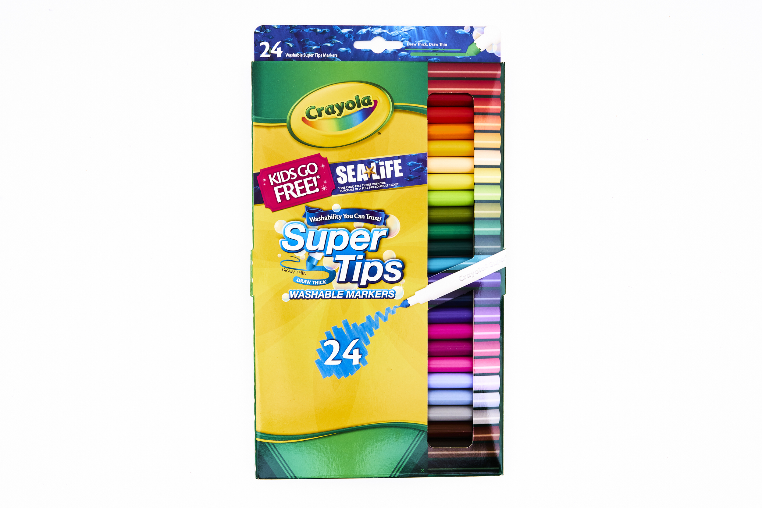 Crayola Supertips 24 Pack - Bookstation