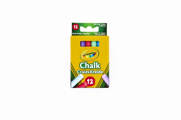 Coloured Chalk 12 Pack