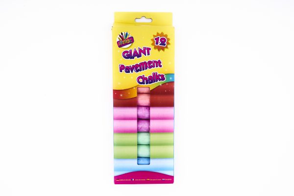 Giant Pavement Chalks 12 Pack