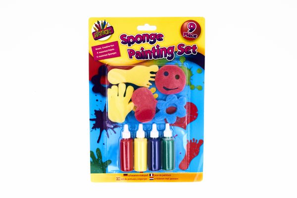 9 Piece Sponge Painting Set