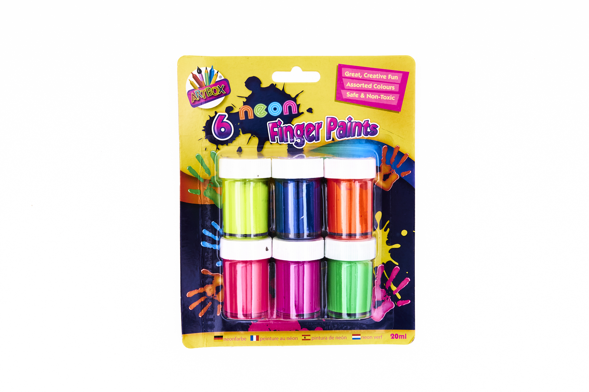 Poster paint stick set Neon, 6 colours