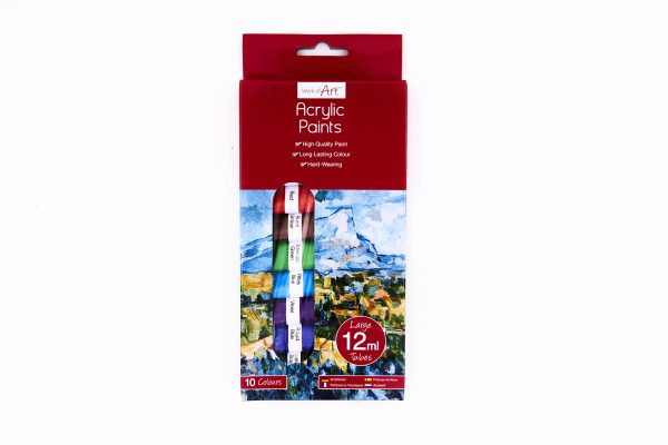 Paints Acrylic 10 X 12 Ml Tubes
