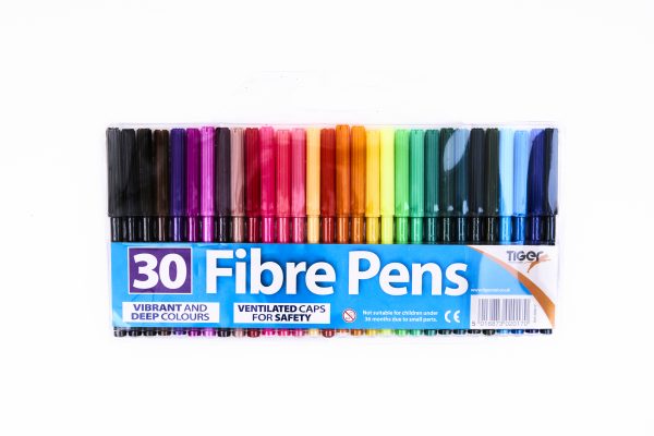 Tiger Fibre Tip Pens Wallet