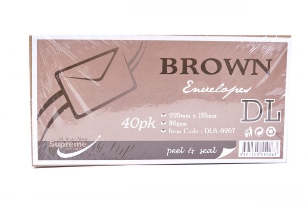 ENVELOPE BROWN DL 90GSM