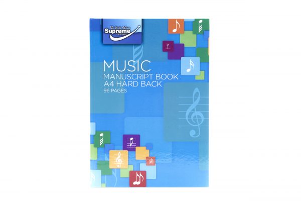 MUSIC MANUSCRIPT A4 HARDBACK