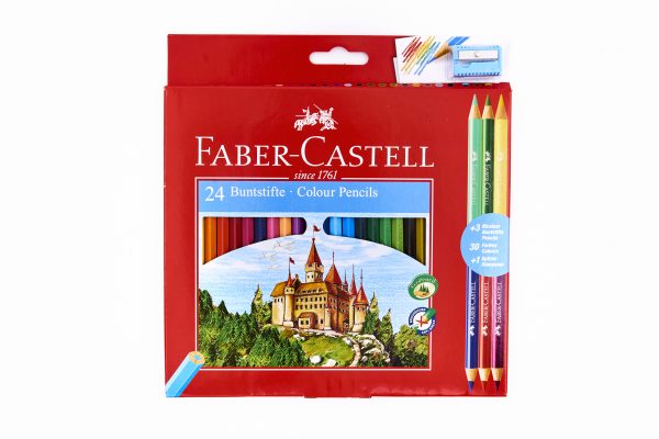 Faber Castell Colouring Pencils 24 Pack + 3 Free