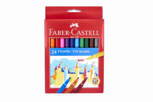 Faber Castell Felt Tip Pens 24 Pack