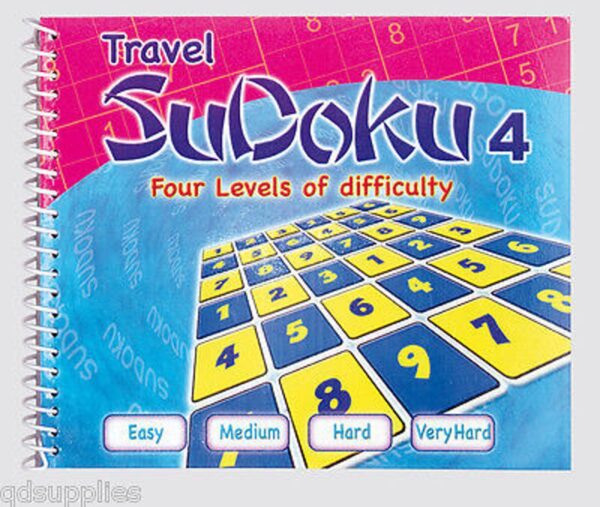 Suduko Travel Books 170 Puzzles A5 Spiral