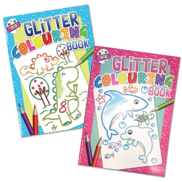 Glitter Colouring Book
