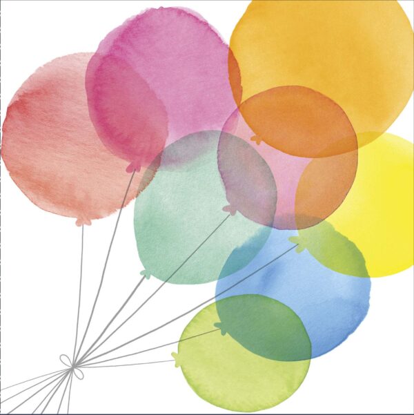 Blank Card - Balloons