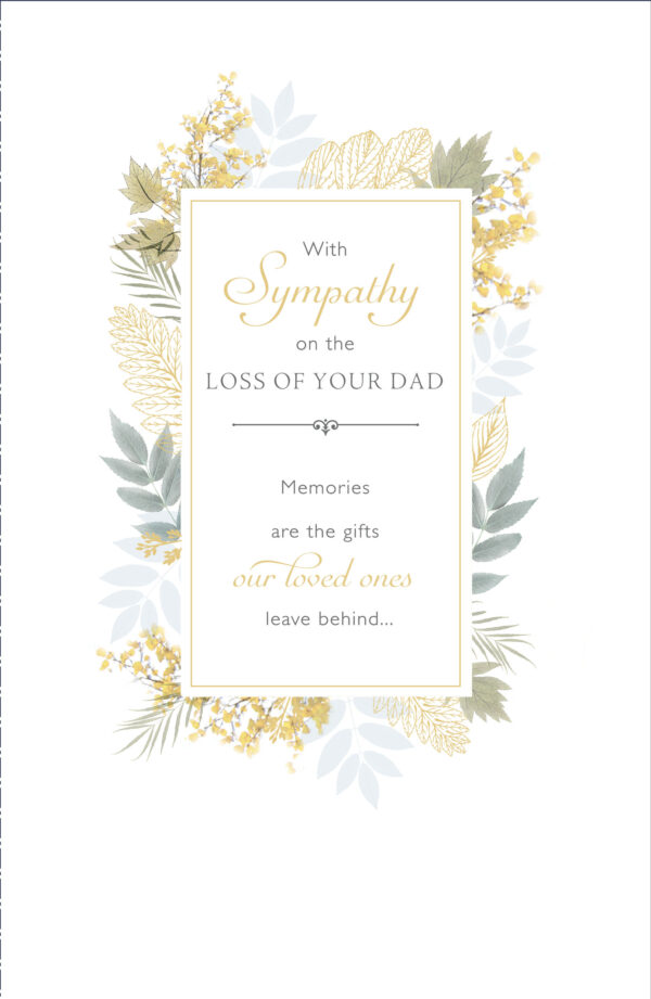 Sympathy Loss Of Dad - Royal Horticultural Society
