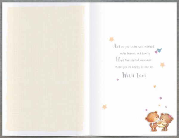 Happy Christening - Bears - Image 2