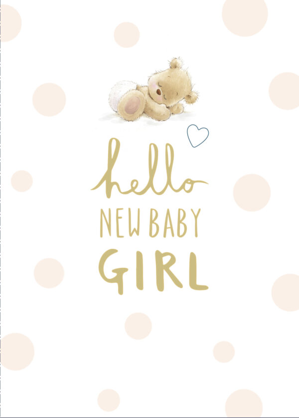 Baby Girl Congratulations - Teddy