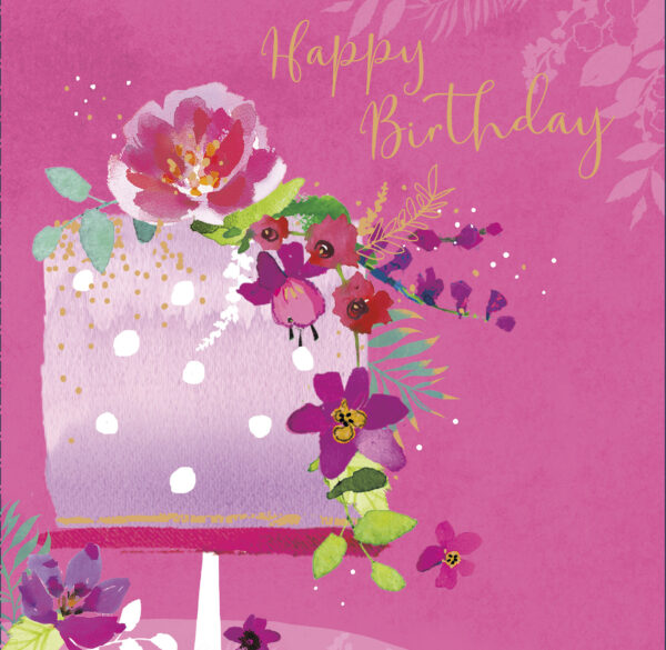 Happy Birthday - Floral