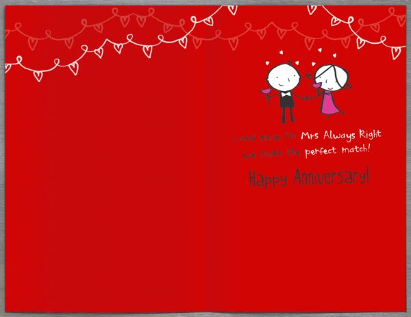 Husband Wedding Anniversary - Mr Right - Image 2