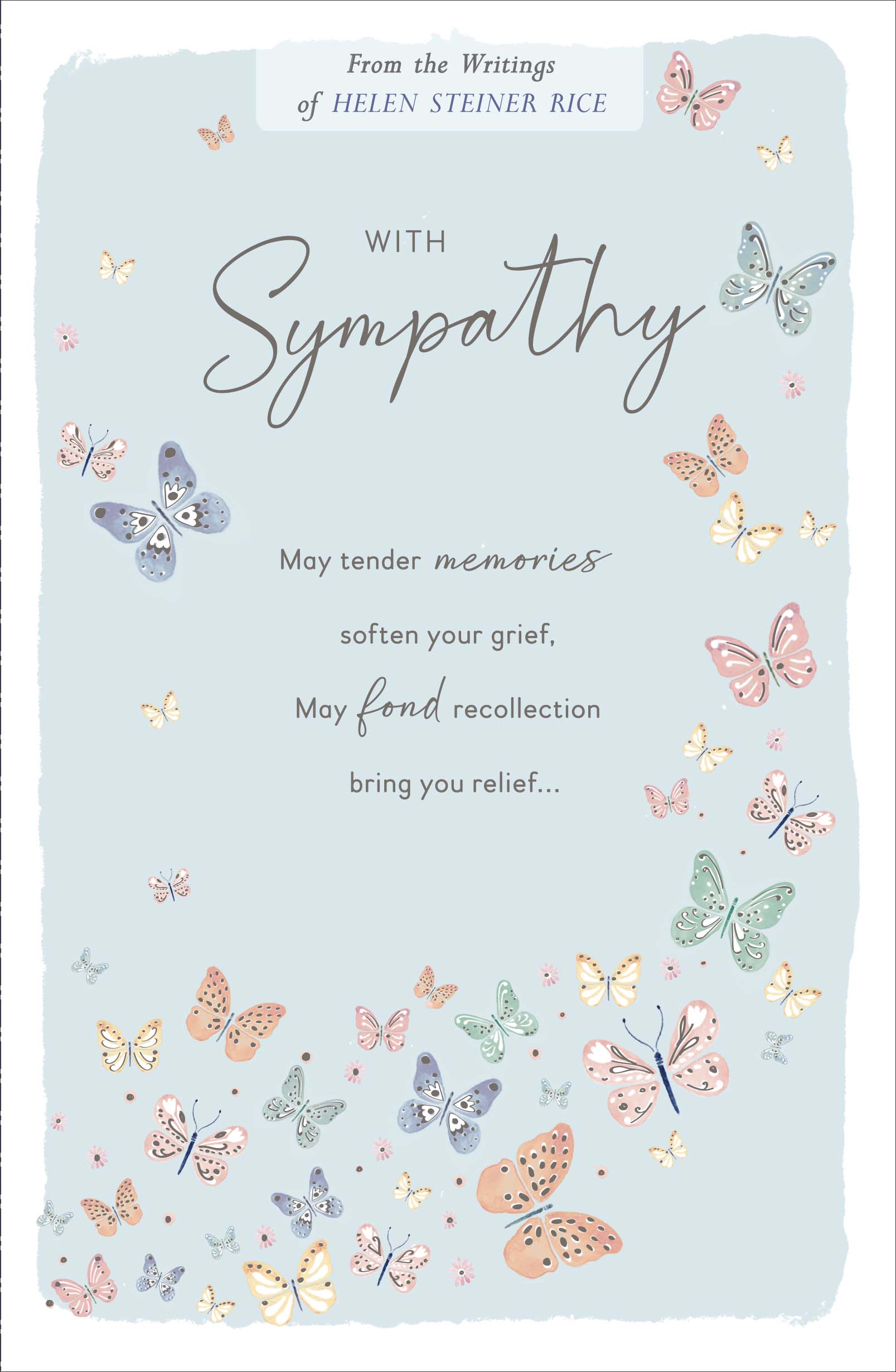 Sympathy Helen Steiner Rice Bookstation