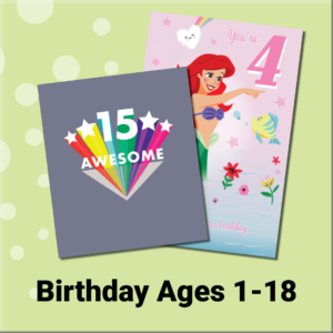 Birthday Ages 1-18