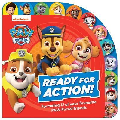 PAW Patrol Ready for Action! Tabbed Board Book - Bookstation