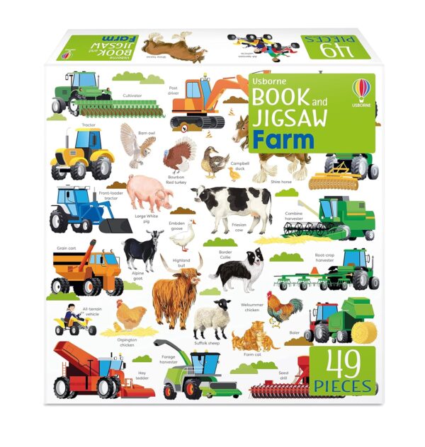 Usborne Book and Jigsaw Farm