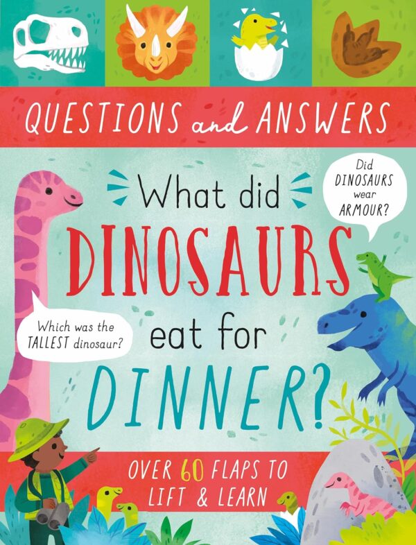 Large Question-And-Answer Flap Book - Dinosaurs (Lift-The-Flap Questions & Answers Board Book)