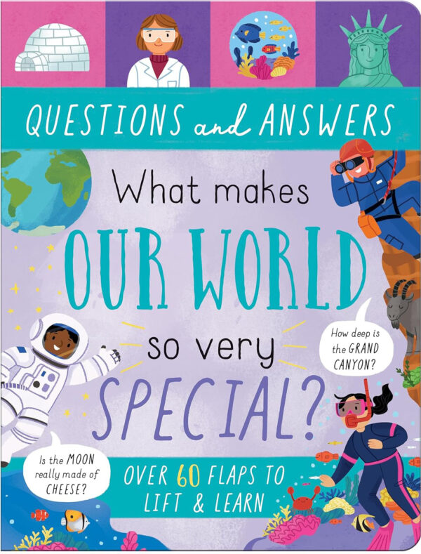 Large Question-And-Answer Flap Book - Our World (Lift-The-Flap Questions & Answers Board Book)