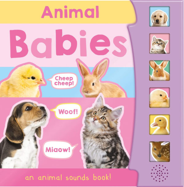 6 Button Sound Book - Baby Animals (An Animal Sounds Book)