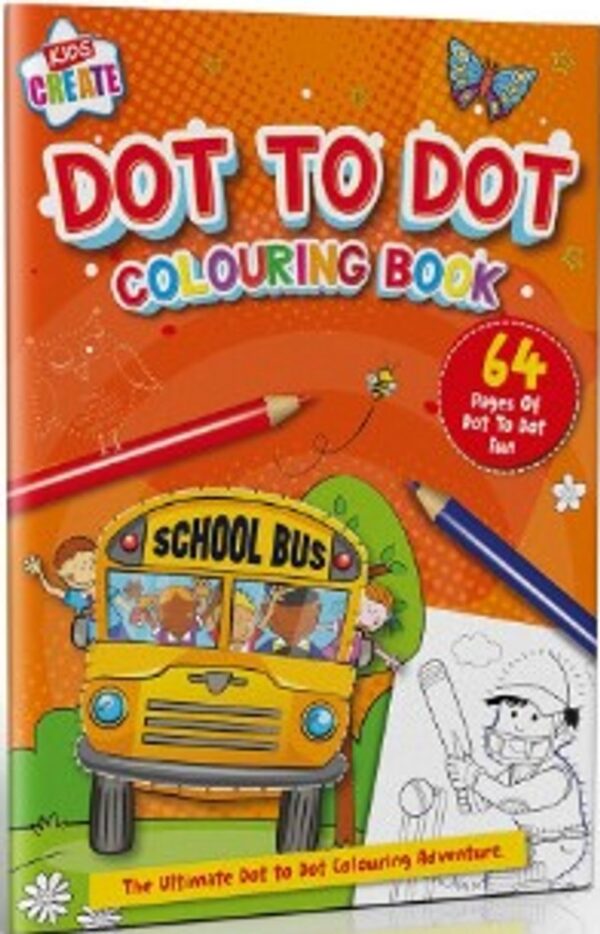 Dot To Dot Colouring Book 64 Pages A4