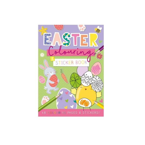 Easter Col & Sticker Book A4 48Pg