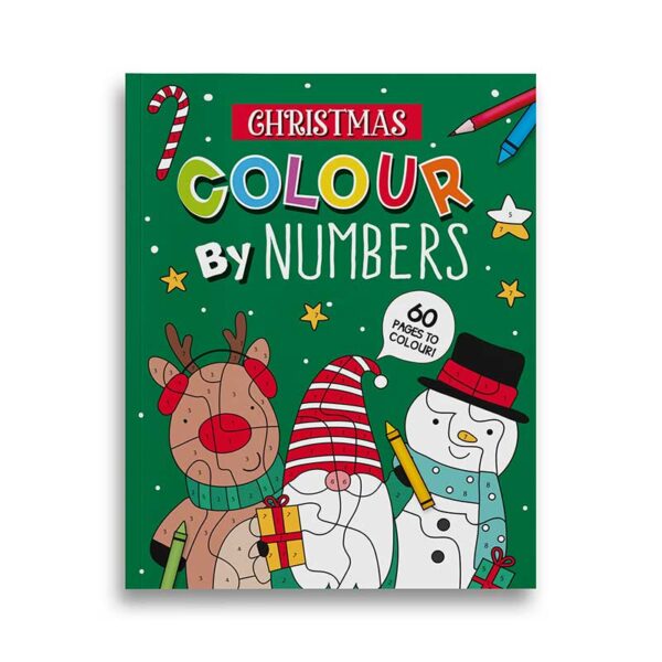 Colour By Numbers Book Xmas