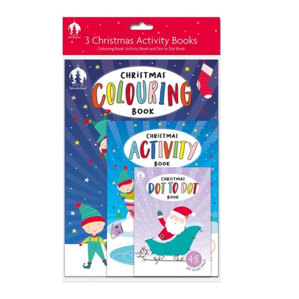 Activity Xmas 3 Pack Activity Books(6)