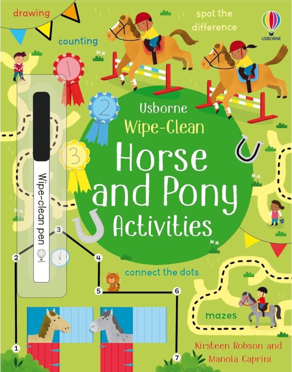Wipe-Clean Horse And Pony Activities