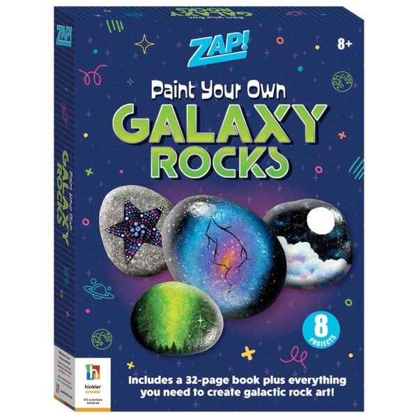 Zap! Extra  Paint Your Own Galaxy Rocks