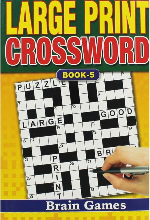Large Print Crossword Book A5